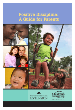 Positive Discipline: A Guide for Parents