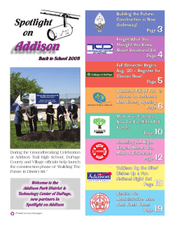 School - Village of Addison