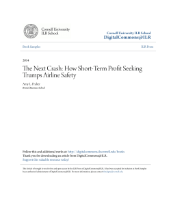 The Next Crash: How Short-Term Profit Seeking Trumps Airline Safety