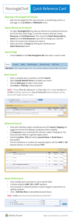 English October 2012 - the Ovid Resource Center