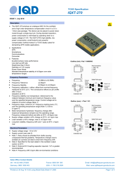 IQXT-270 - IQD Frequency Products