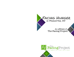 Facing Hunger in Manhattan, Kansas