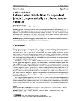 p-symmetrically distributed random variables