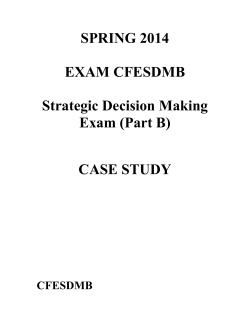 CASE STUDY - Society of Actuaries