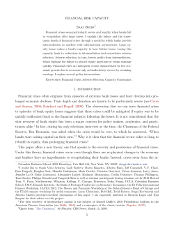 Financial Risk Capacity - Columbia Business School