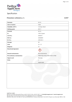 Potassium carbonate p. A. A2367