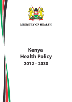 Comprehensive National Health Policy Framework