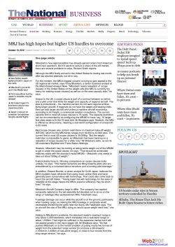 MRJ has high hopes but higher US hurdles to overcome