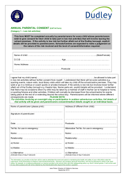 Parental Consent