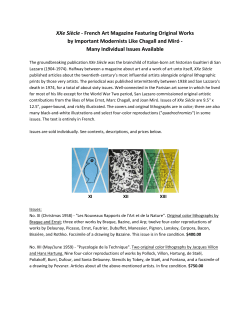 XXe Si&egrave;cle - French Art Magazine Featuring Original Works by