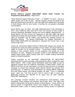 Beverly Hills/LA Association Helps Defeat Transfer Tax in Santa