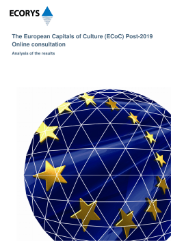 The European Capitals of Culture (ECOC) Post