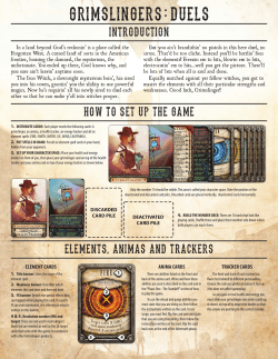 Grimslingers-Duels Rule-sheet 8.5x11in