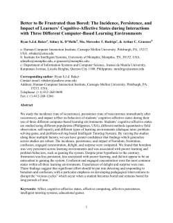Better to Be Frustrated than Bored: The Incidence
