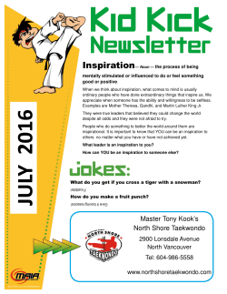 here - North Shore Taekwondo