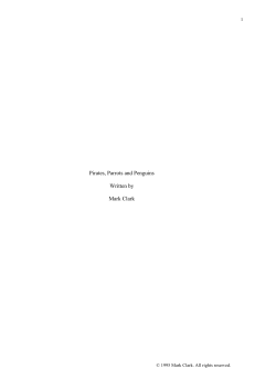 Pirates, Parrots and Penguins Written by Mark Clark
