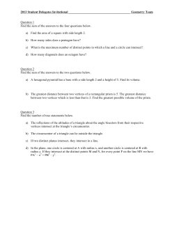 2013 Student Delegates Invitational