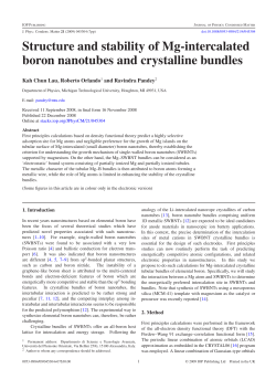 Structure and stability of Mg-intercalated boron nanotubes
