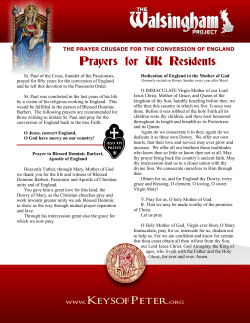 Prayers for England