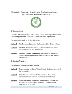 By-Laws - Trinity Oaks Elementary School