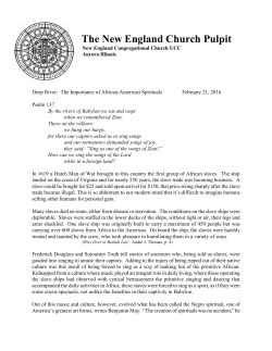 The New England Church Pulpit - New England Congregational