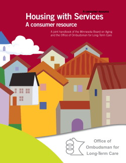 Housing with Services: A consumer resource