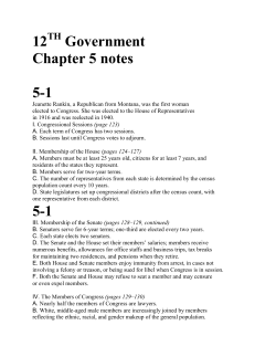 CHAPTER 5 NOTES1