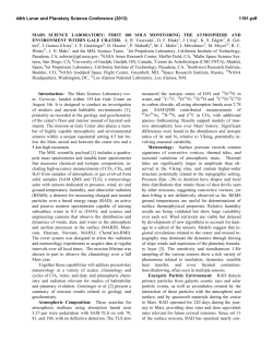 Mars Science Laboratory - Lunar and Planetary Institute