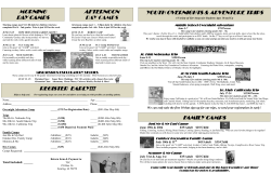 2015 Summer Camps and Events Brochure