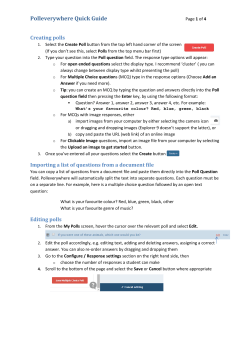Polleverywhere Quick Guide