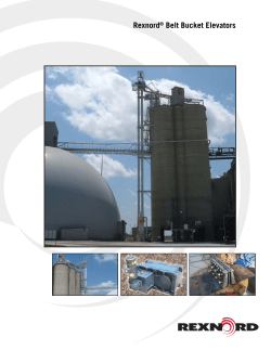 Rexnord belt bucket elevators brochure