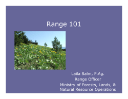 Range 101 - City of Kamloops