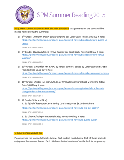 SPM Summer Reading 2015