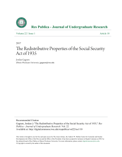 The Redistributive Properties of the Social Security Act of 1935