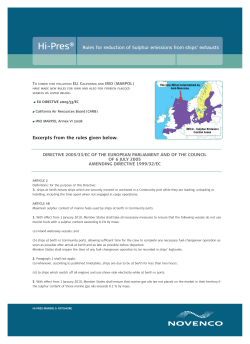 Rules for reduction af Sulphur mu14276 0110.indd