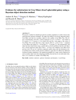 Evidence for substructure in Ursa Minor dwarf spheroidal galaxy