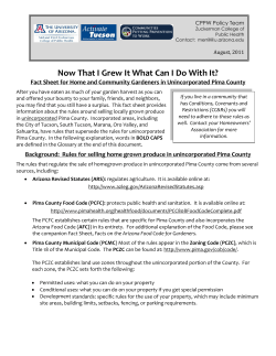 Fact Sheet for Home and Community Gardeners in Unincorporated