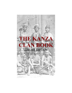 THE KANZA CLAN BOOK