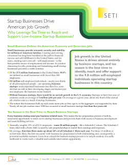 Startup Businesses Drive American Job Growth
