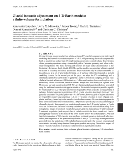 Glacial isostatic adjustment on 3-D Earth models