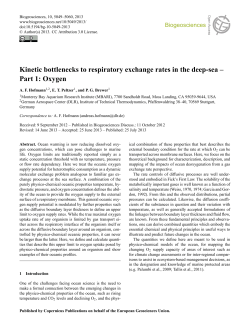 Part 1 - Biogeosciences