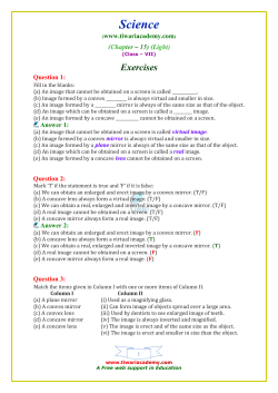 NCERT Solutions - Tiwari Academy