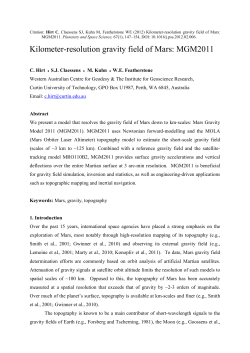 Kilometer-resolution gravity field of Mars: MGM2011