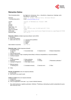 An Explicit Solution for a Portfolio Selection Problem with Stochastic