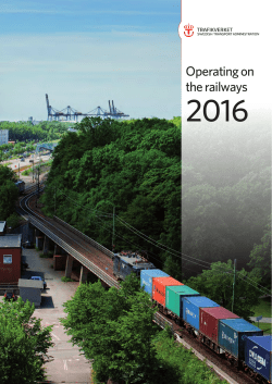 Operating on the railways