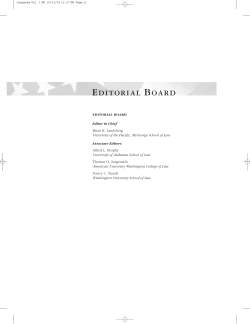 editorial board