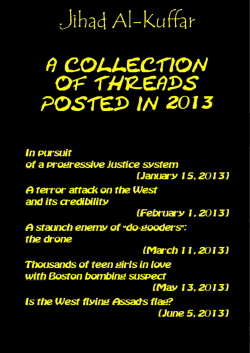 Posts 2013 - A book intended to fight intolerance