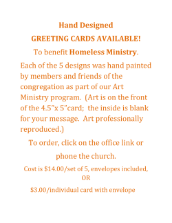 Hand Designed GREETING CARDS AVAILABLE! To benefit