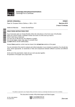 June 2015 Question Paper 21