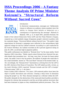 Structural Reform Without Sacred Cow